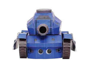 Kamibot Blue Army Tank